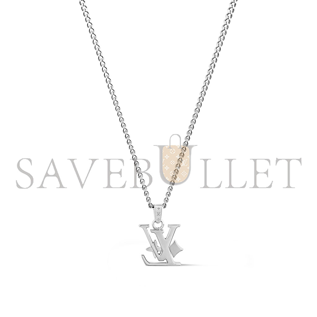 LOUIS VUITTON MONOGRAM ROW PENDANT M02254